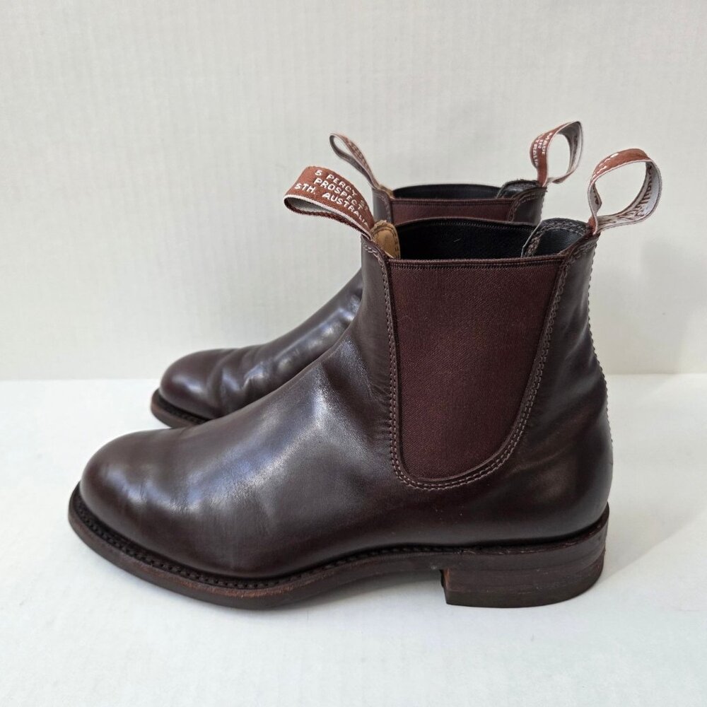 RM Williams Boots Mens 6.5 US Brown Leather Turnout Chelsea 5.5 G WF UK